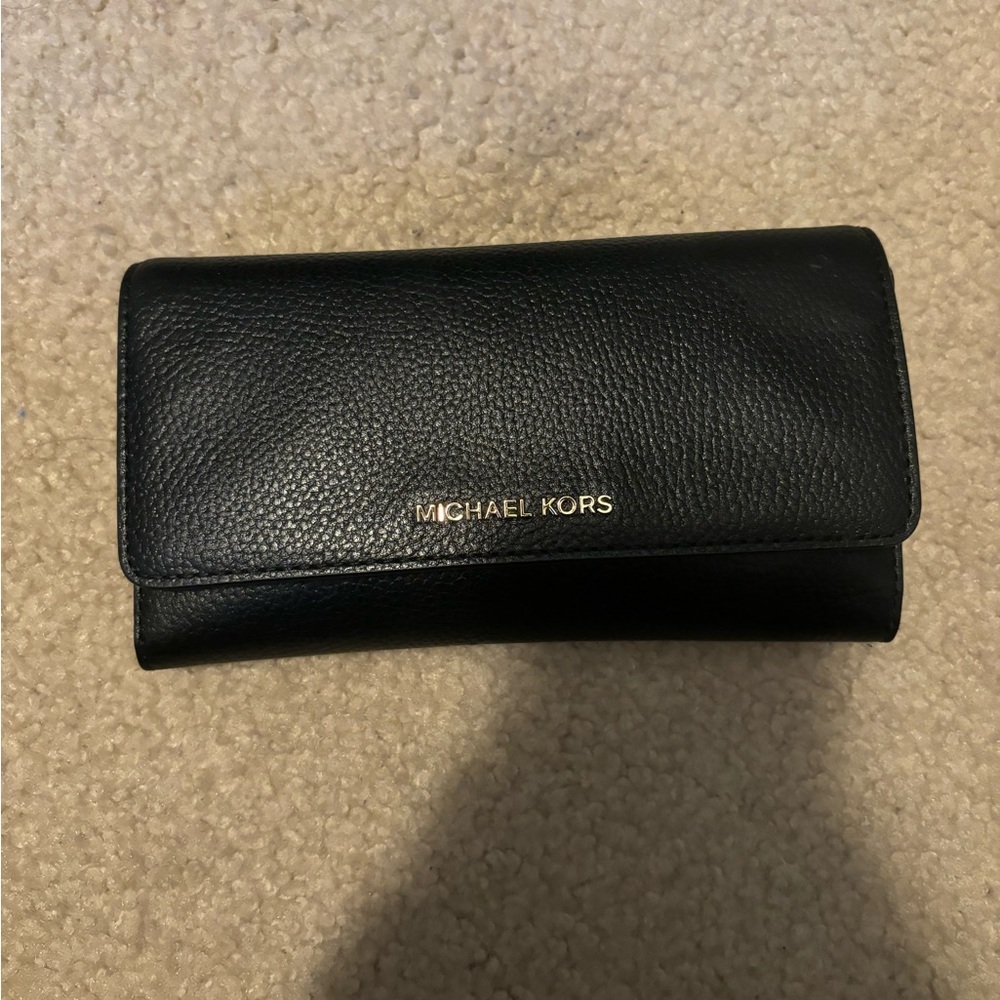 Black Large Michael Kors Wallet